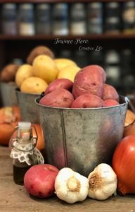 Yes, we have potato buckets in our home. It's not weird.