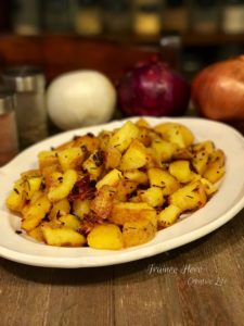 Crispy on the outside and creamy on the inside. These potatoes are a frequent request at our house.