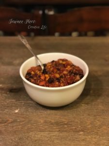 Three Bean & Quinoa Chili